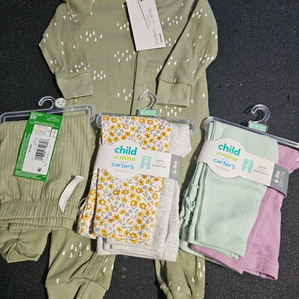 6-9M Carters/Gerber Onesie and Pants